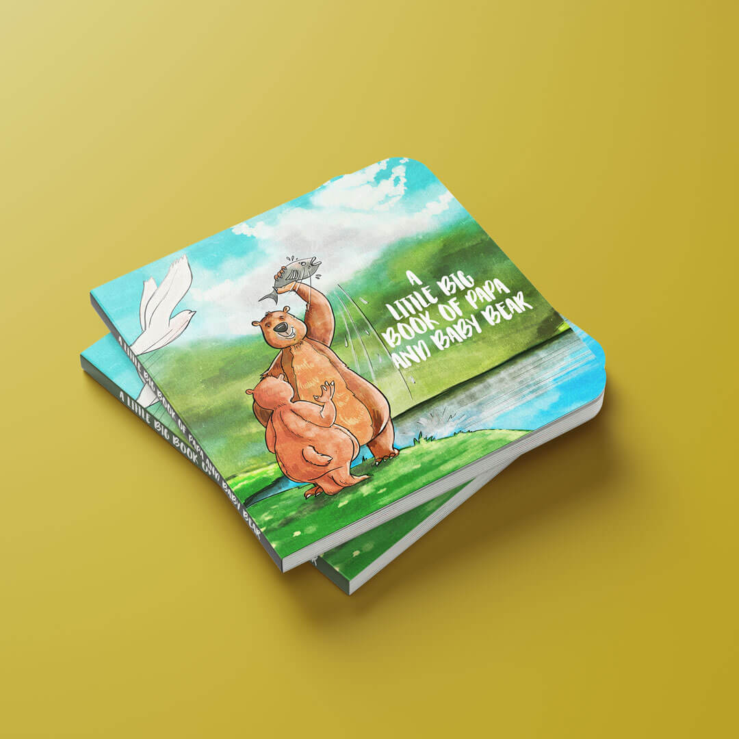 A little big book of papa and baby bear- illustrated stories